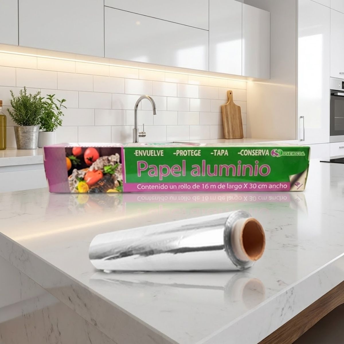 PAPEL ALUMINIO ROLLO DE 16 M SINERGIA