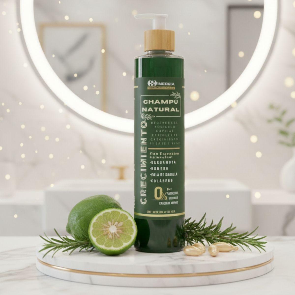 CHAMPÚ NATURAL CRECIMIENTO 500 ML