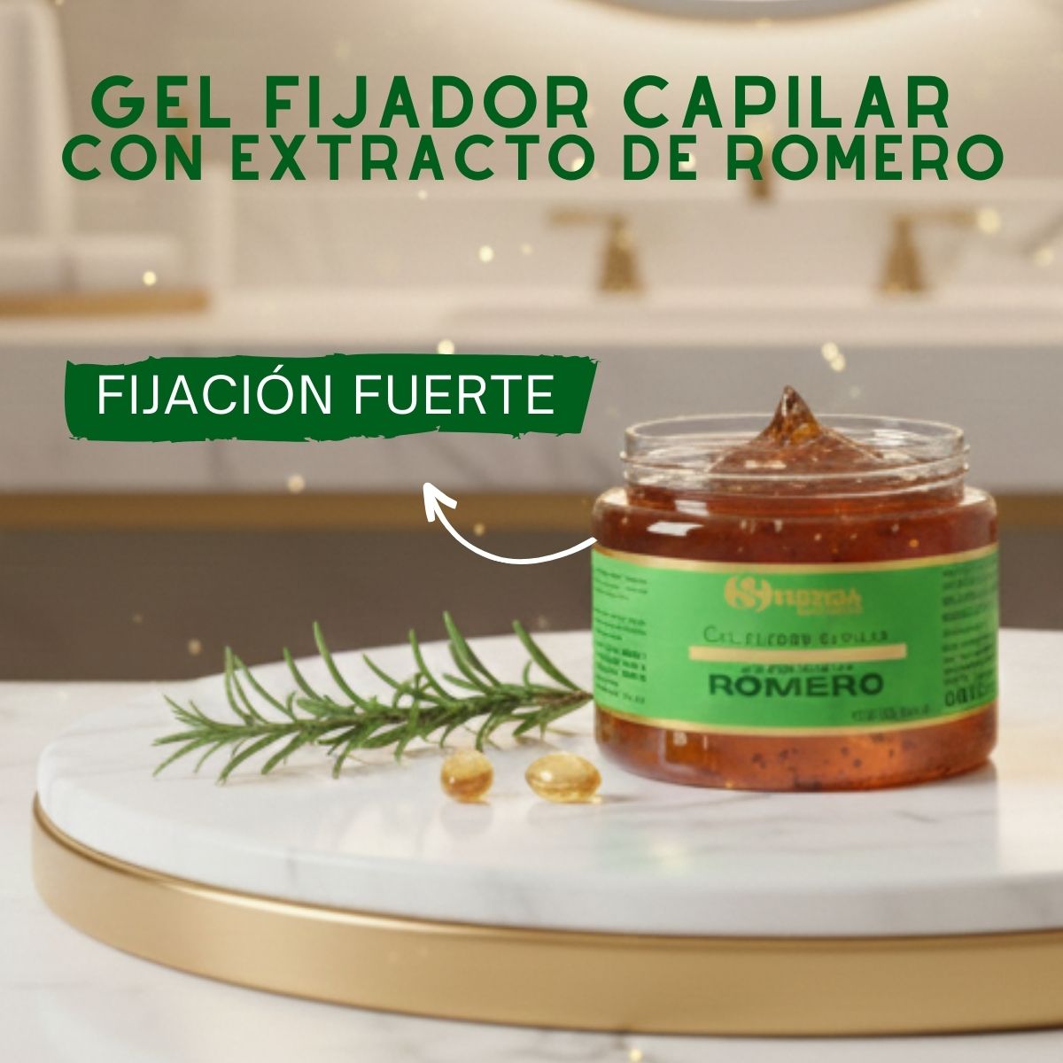 GEL FIJADOR CAPILAR- FIJACION FUERTE