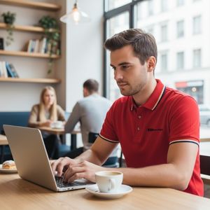 PLAYERA TIPO POLO UNISEX ROJA