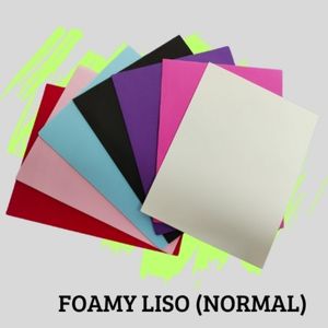 FOAMY NORMAL, HOJA TAMAÑO CARTA, PAQUETE CON 24 PIEZAS, SE ENVIA COLOR AL AZAR