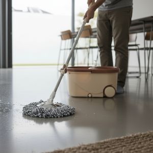 JUEGO DE TRAPEADOR GIRATORIO PARA EL HOGAR CON CUBETA Y EXPRIMIDOR