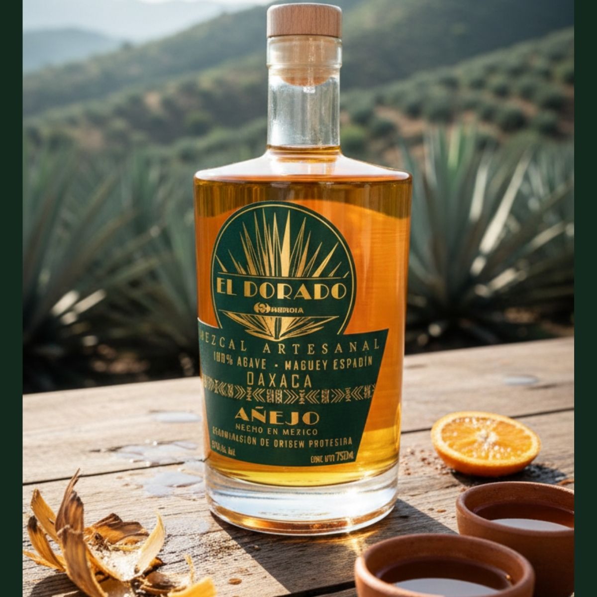 MEZCAL ARTESANAL EL DORADO AÑEJO 750 ML