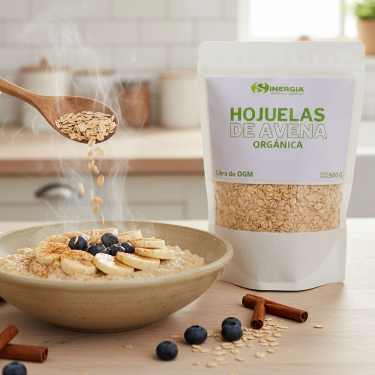 HOJUELAS DE AVENA ORGÁNICA 500 G