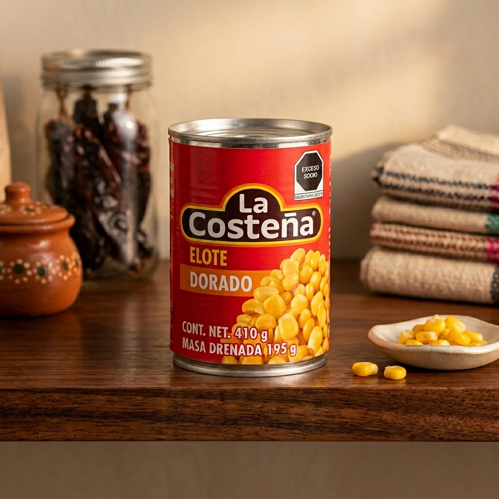 GRANO DE ELOTE LA COSTEÑA 410 GRS ABREFÁCIL.