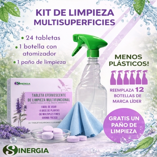KIT DE LIMPIEZAS DE SUPERFICIES Y VIDRIOS