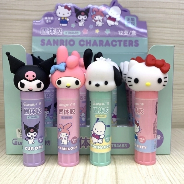 Pegamento  en barra 1 PZ- De Dibujos Animados Kuromi Niñas