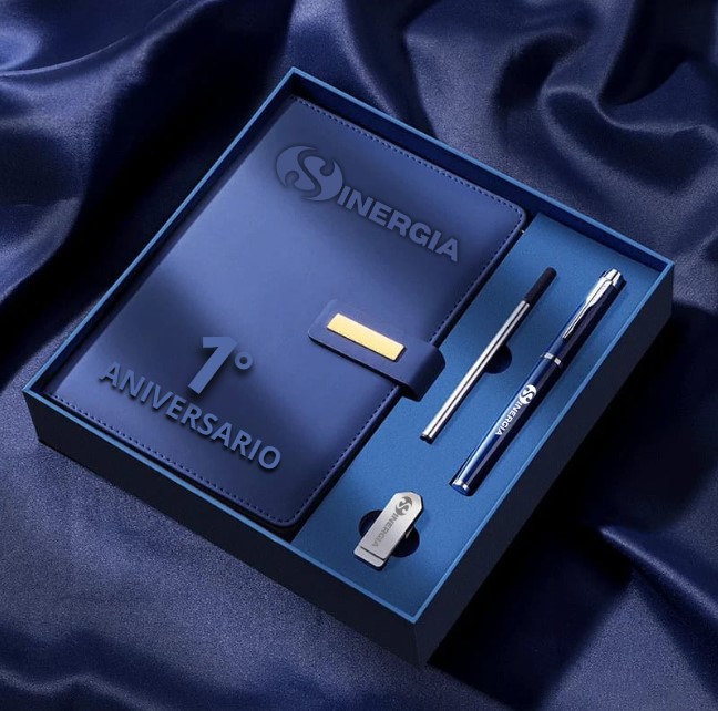 SET DE LIBRETA SINERGIA CON USB Y PLUMA